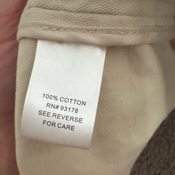 Cream Tan Button-Up Jacket - Picture 3 of 3